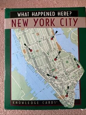 New York City 'What Happened Here?' Knowledge Cards - Green Map Box
